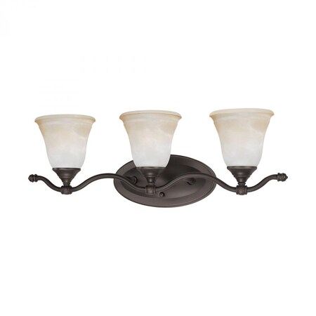 Thomas Harmony 3-Light Wall Lamp in Aged Bronze SL760362